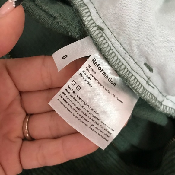 REFORMATION Carolina Corduroy Jumpsuit - Picture 7 of 8